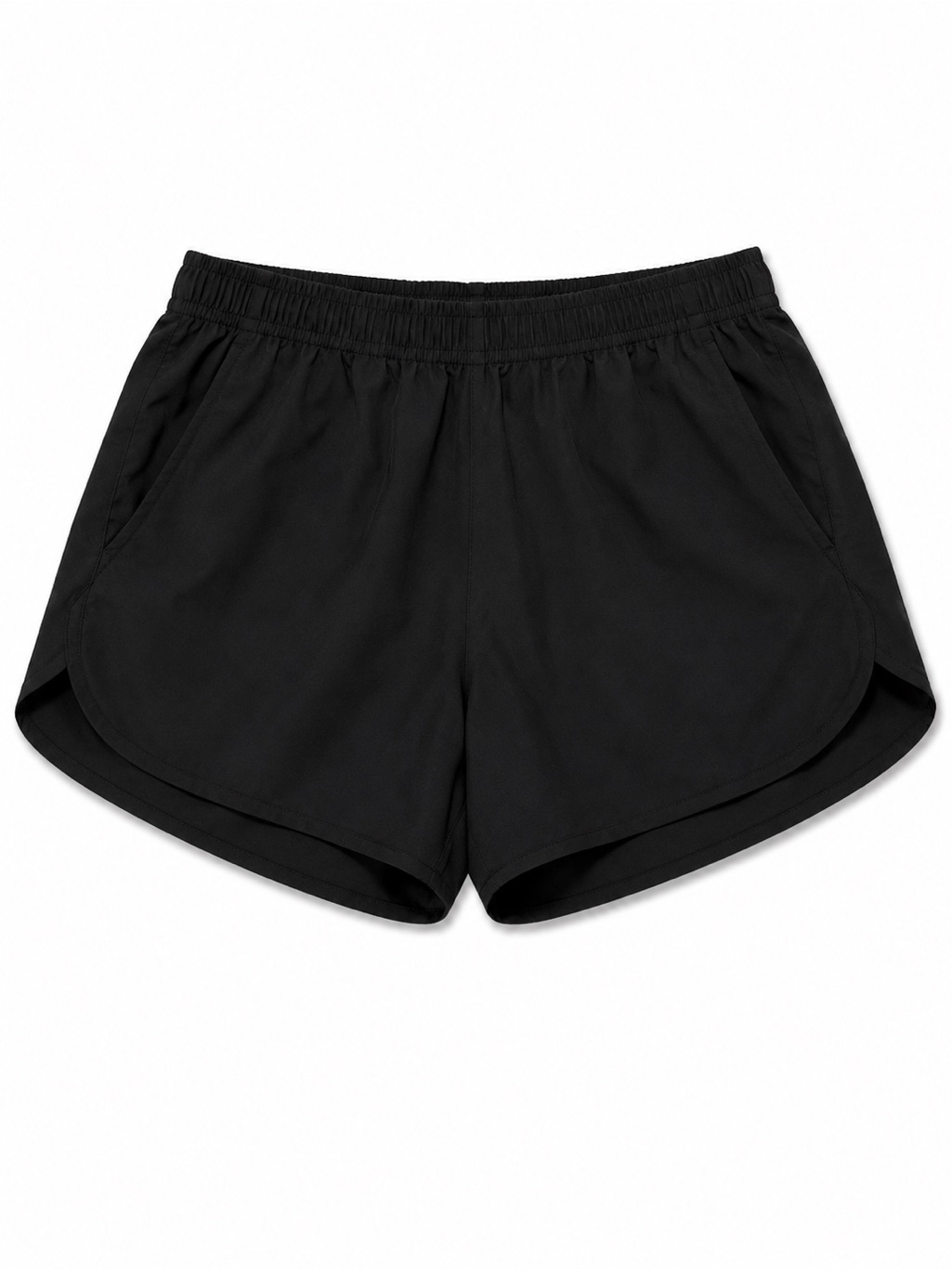 Danskin Now Black Women's Athletic Shorts With Side Pockets